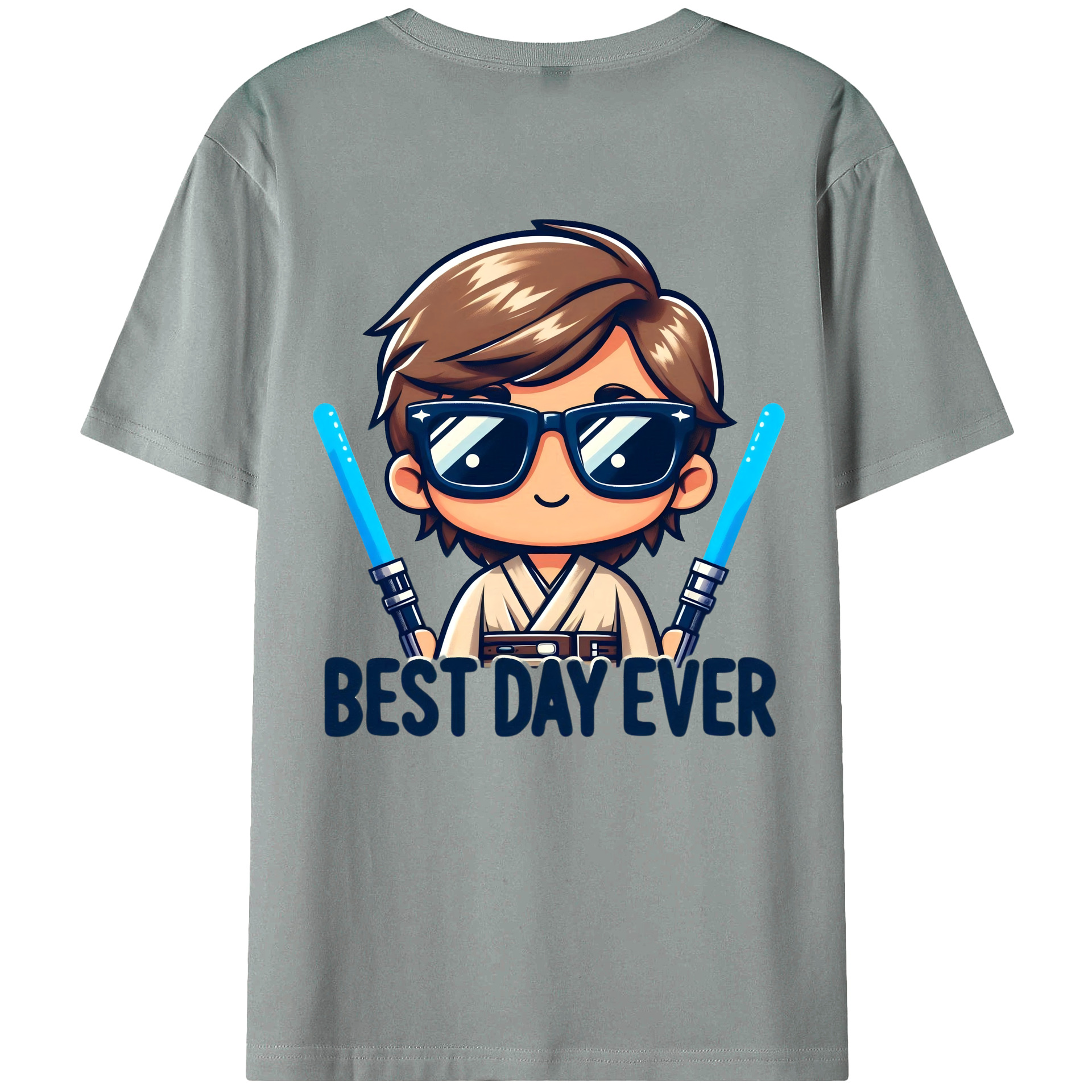 （画像用） スター・ウォーズ Star Wars 綿100％ メンズ半袖Tシャツ（バックプリント） 通気性